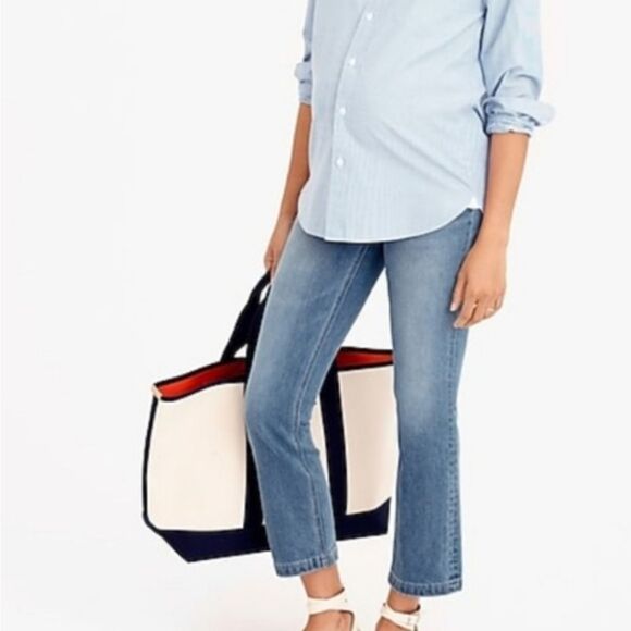 J crew maternity jeans straight leg 27 - Picture 2 of 12